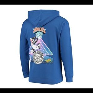 New York Knicks Diamond Supply Co. Space Jam Collab Pullover Hoodie - Blue